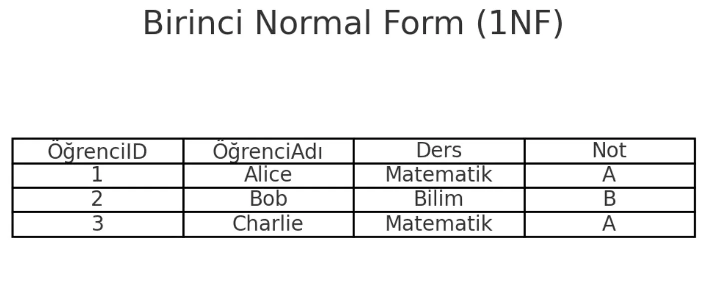 1st normal form